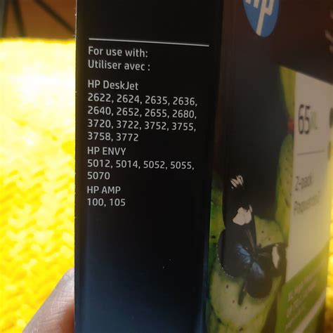 Hp 65xl 2 Pack High Yield Black Original Ink Cartridge 194721180377 Ebay