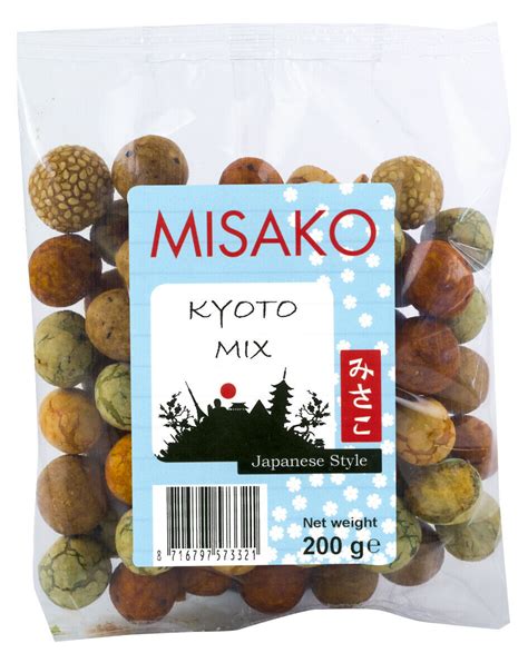 Erdnüsse im Teigmantel 200g Kyoto Mix von MISAKO Cracker japanische Art