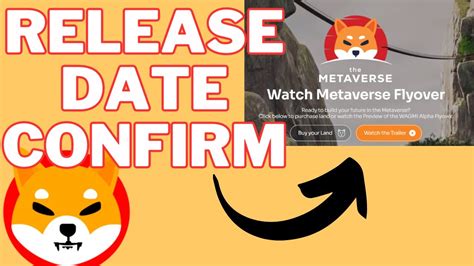 Shiba Inu Shib The Metaverse Release Date Confirmed Youtube