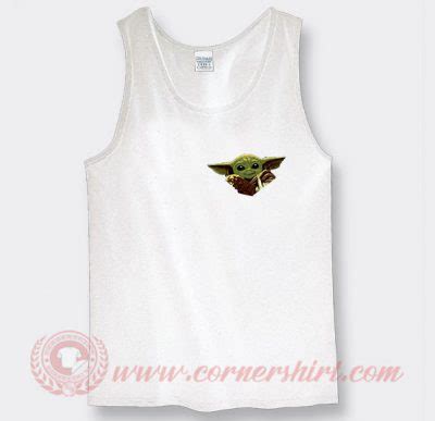 Baby Yoda Star Wars Fuck Custom Tank Top Baby Yoda Shirt