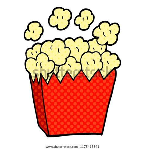 Cartoon Doodle Cinema Popcorn Stock Vector Royalty Free 1175418841