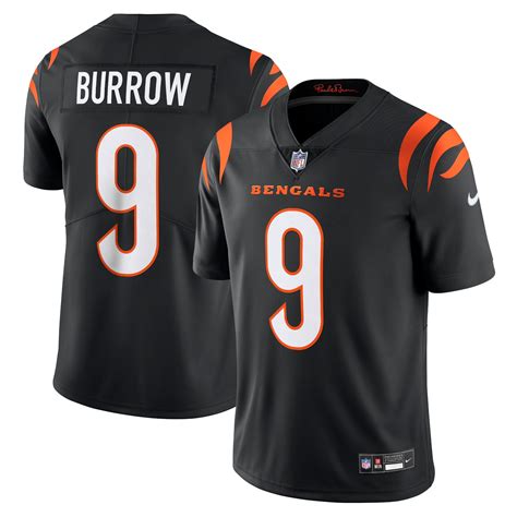 Mens Nike Joe Burrow Black Cincinnati Bengals Vapor Untouchable