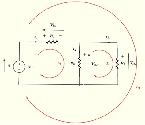 Kirchhoff's Law of Circuits with Examples