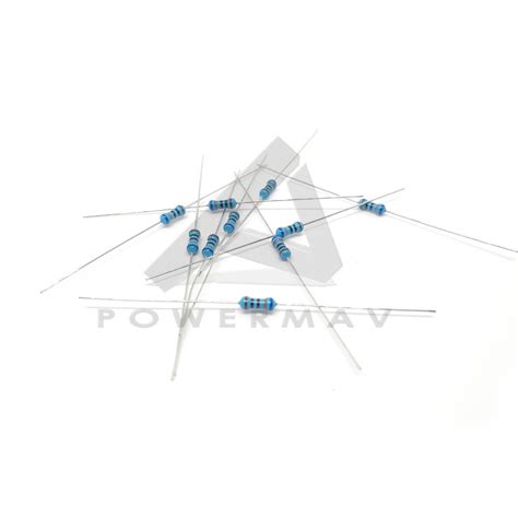 Pcs Ohms Band W Metal Film Resistor Ohm For Pcb