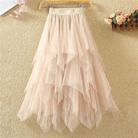 Gzwyht Skirts For Women Midi Skirt Women Spring Solid Color A Line