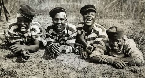 Prisoners of the Georgia State Prison during meal hour, United States ...