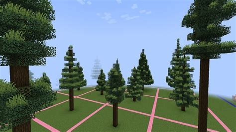 Custom Pines Trees And Rock Pack Minecraft Map