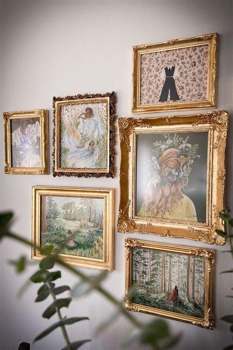 Gallery Wall With Gold Frames Home Decor Artofit