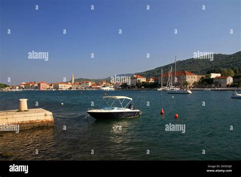 Old Harbour In Stari Grad On Hvar Island Croatia Stock Photo Alamy