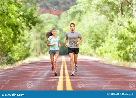 Running Health And Fitness Runners Jogging Stock Image Image Of