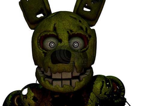 Cinema4D Springtrap (head) by GaboCOart on DeviantArt