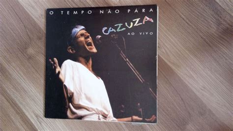 Lp Cazuza O Tempo Não para Ao Vivo Item de Música Usado 19134612 enjoei