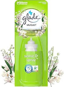 Glade Sense Spray Recharge Muguet Infusé Aux Huiles Essentielles