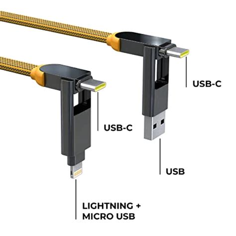 Rolling Square inCharge XL Câble de charge multiple 6 en 1 avec