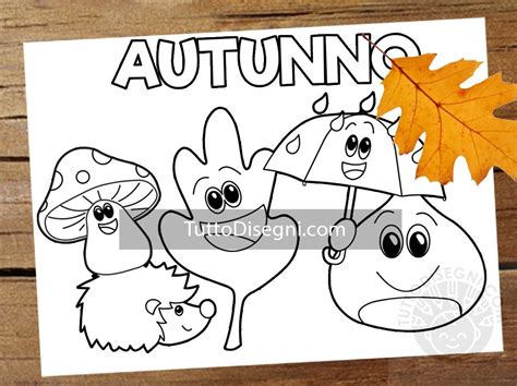 Disegni Da Colorare Autunno Tuttodisegni