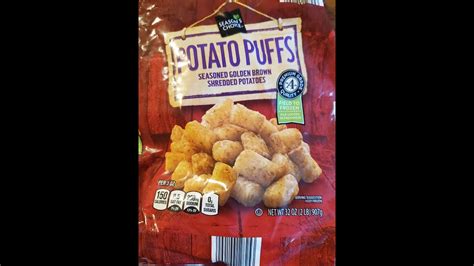 Aldi S Season S Choice Potato Puffs Review Youtube