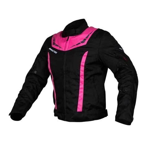 Chaqueta Corta De Moto Mujer Invictus Diana Black Violeta Chaquetas