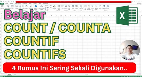 Cara Menggunakan Rumus Count Counta Countif Countifs 4 Rumus Dasar