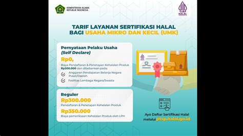 Sertifikasi Halal Gratis Dibuka BPJPH Siapkan 25 000 Kuota Untuk UMK