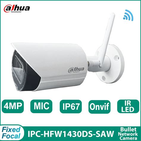 Dahua IPC HFW1430DS SAW 4MP IP Network Camera Support Active Deterrence