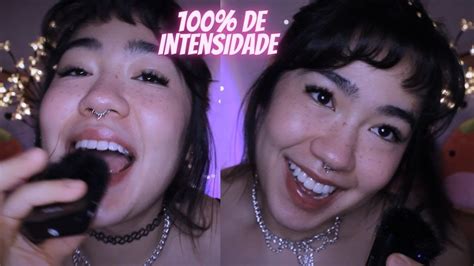 Asmr Binaural Mouth Sounds Em Camadas Sons De Boca Molhados Na