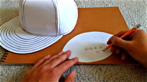 Tutorial On How To Make A Flat Brimmed Paper Hat New Era Style Youtube