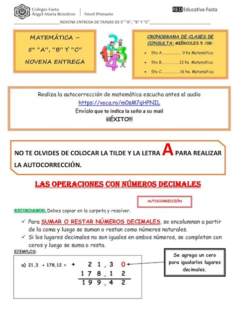 Pdf Las Operaciones Con Números Decimales · 2020 07 28 · Las Operaciones Con Números Decimales