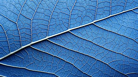 Macros Close Up Capture Of A Blue Leaf S Macro Texture Backgrounds