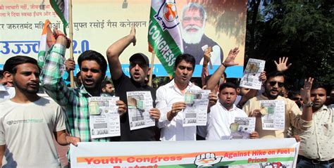 Jkpyc Stages Unique Protest Against Unabated Fuel Price Hike Daily