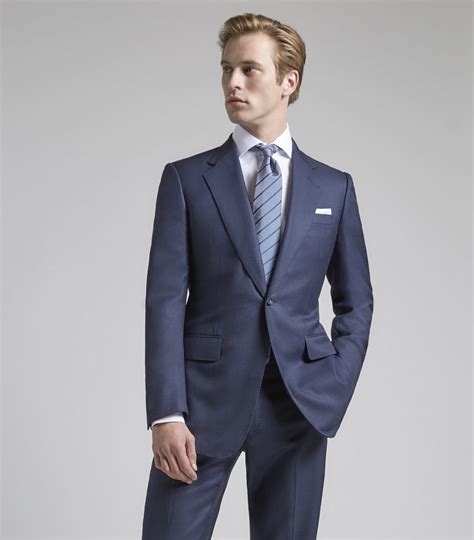 Tailored Suits London Mens Fitted Suits Huntsman Savile Row