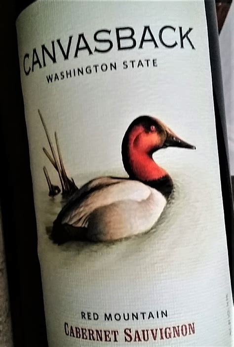 Wine Of The Day Canvasback Cabernet Sauvignon Red Wine With Breakfast