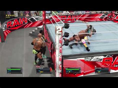 Wwe K Abw Raw Randy Orton Vs Kofi Kingston Youtube