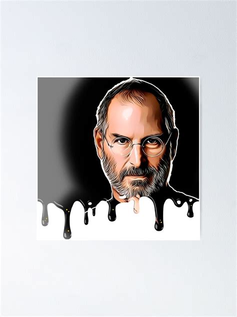 "Steve Jobs portrait | Steve Jobs painting Poster" Poster for Sale by ...