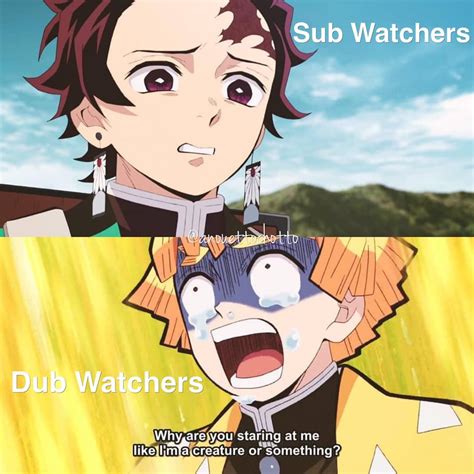 The war between Dub vs Sub continues : animememes