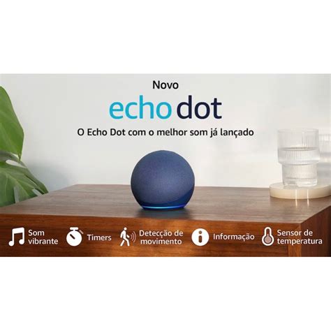 Amazon Echo Dot Pop Ou Rd Gen Assistente Virtual Alexa Bivolts