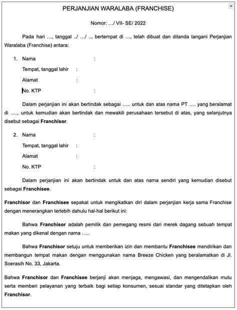 5 Contoh Kontrak Bisnis Yang Bisa Kamu Sontek