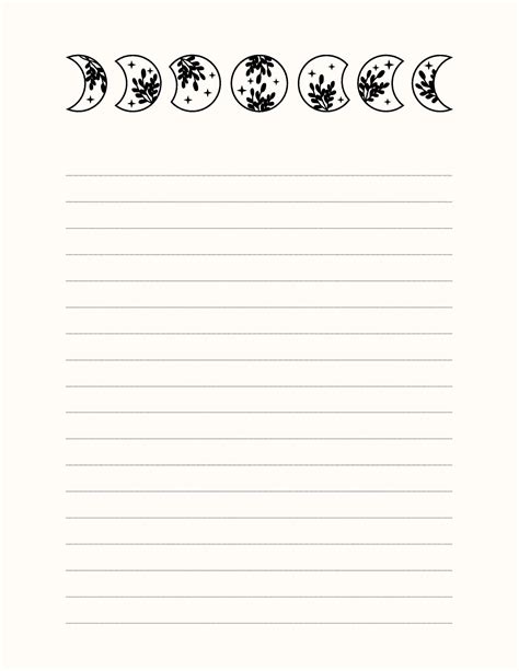 Bullet journal lined paper – Artofit