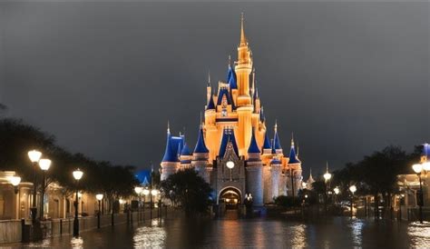 The Largest Disneyland In Florida Flooded Due To Hurricane Milton