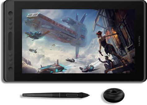 HUION Mesa Digitalizadora Kamvas Pro 16 2 5K QHD Tela QLED Tablet