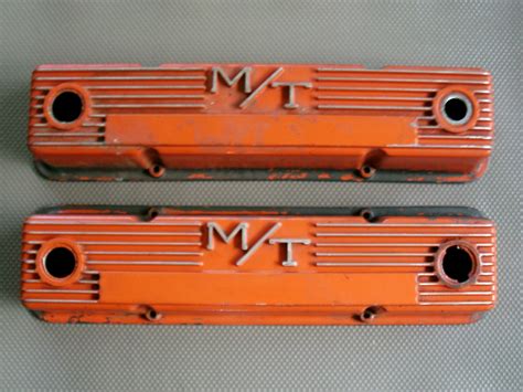 Vintage Mickey Thompson MT Chevy SBC Small Block Chevy Valve Covers