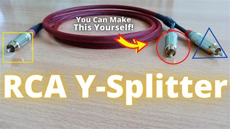 Soldering Rca Connectors Making An Rca Y Splitter Cable Youtube