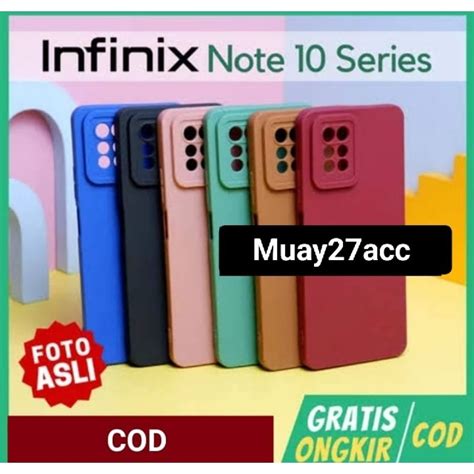 Jual Silikon Softcase INFINIX NOTE 10 PRO Macaron Pro Camera Shopee