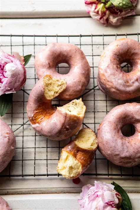 Strawberry Glazed Chai Doughnuts Half Baked Harvest