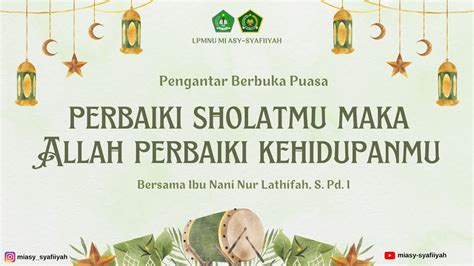 PERBAIKI SHOLATMU MAKA ALLAH AKAN PERBAIKI HIDUPMU Episode 5 Oleh