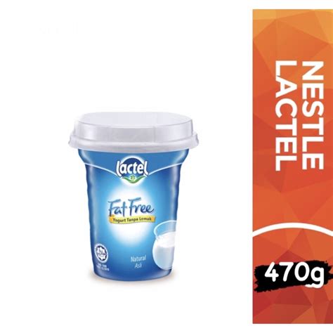 Nestle Lactel Fat Free Yogurt Natural 470g Shopee Philippines