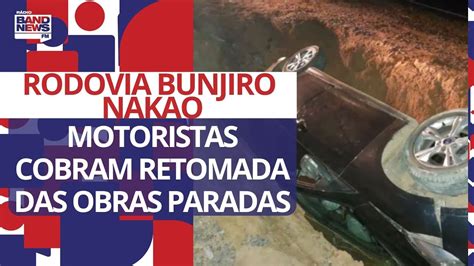 SP Motoristas Cobram Retomada Das Obras Paradas Na Rodovia Bunjiro