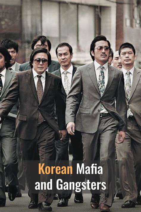 Types of Korean Mafia and Gangsters