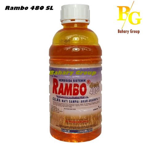 RAMBO GOLD 480 SL 500 ML 1 LITER HERBISIDA PEMBASMI RUMPUT GULMA