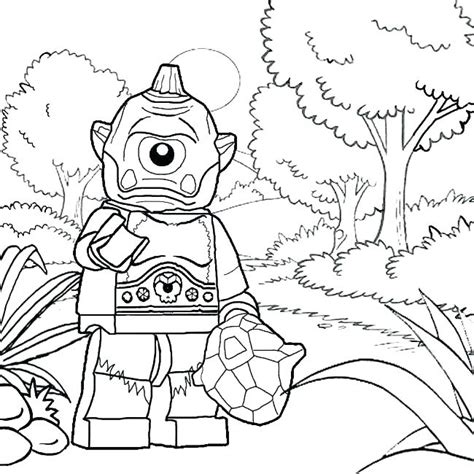 Lego Figure Coloring Page At Free Printable