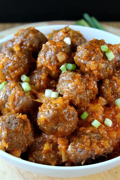 Pineapple Meatballs Great Grub Delicious Treats